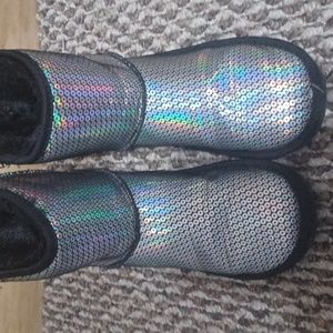 Little girls sz 3 sequined boots